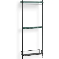 HAY Modulära Hyllsystem-Pier System 1041 1 column, PS Black / Black