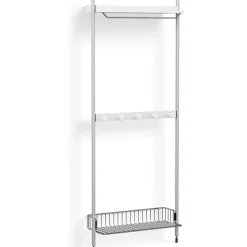 HAY Modulära Hyllsystem-Pier System 1041 1 column, PS Black / Black