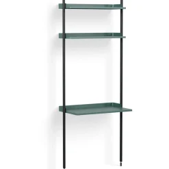 HAY Skrivbord|Modulära Hyllsystem-Pier System 11 1 column, PS White / Aluminium