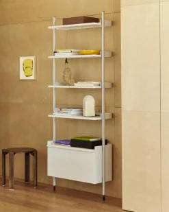 HAY Modulära Hyllsystem-Pier System 132 2 columns, PS Black / Black