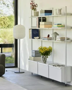 HAY Modulära Hyllsystem-Pier System 132 2 columns, PS Black / Black