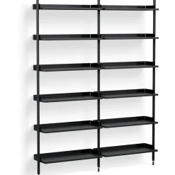 HAY Modulära Hyllsystem-Pier System 102 2 columns, PS Black / Black