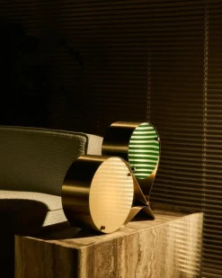 GUBI Soffbord-Pietra Sidobord 33x33 cm, Travertin