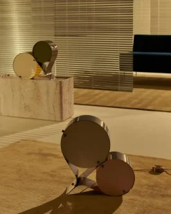 GUBI Soffbord-Pietra Sidobord 33x33 cm, Travertin