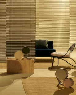 GUBI Soffbord-Pietra Sidobord 33x33 cm, Travertin