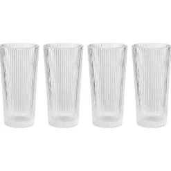 Stelton Highballglas & Longdrinkglas-Pilastro Longdrinkglas 30 cl, 4-pack