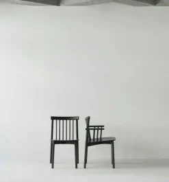 Normann Copenhagen Stolar-Pind Karmstol, Svartbetsad Ask