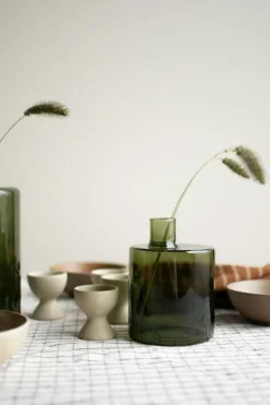 Pipe Vas 21 cm, Grön