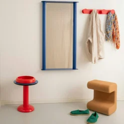 Pipeline Väggspegel 66x117.5 cm, Pärlvit