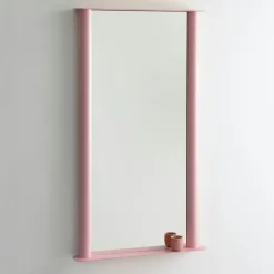 Pipeline Väggspegel 66x117.5 cm, Pärlvit