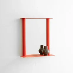 Pipeline Väggspegel 56x60.6 cm, Rosa