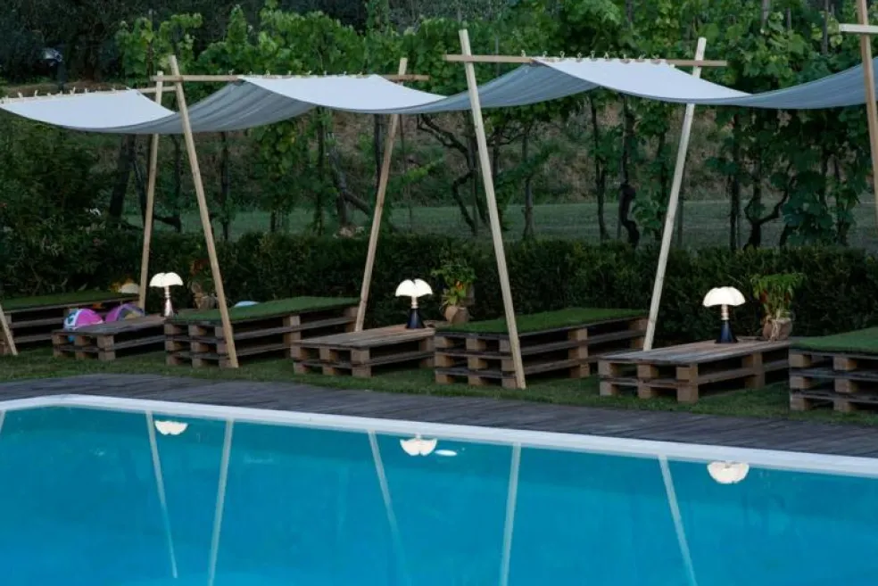 Pipistrello Mini Bordslampa, Bronze