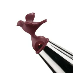 Alessi Förvaringsburkar & Lock-Piplock Fågel Till 9093, Brun