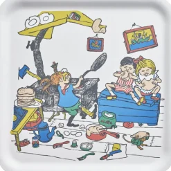 Pippi Bricka Pancakes 33x33 cm