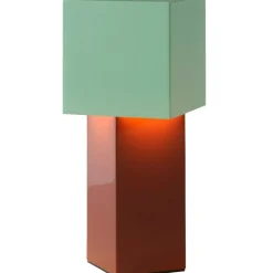 &Tradition Portabla Lampor|Portabla Lampor-Pivot ATD7 Portabel Bordslampa, Rusty Red/Mint