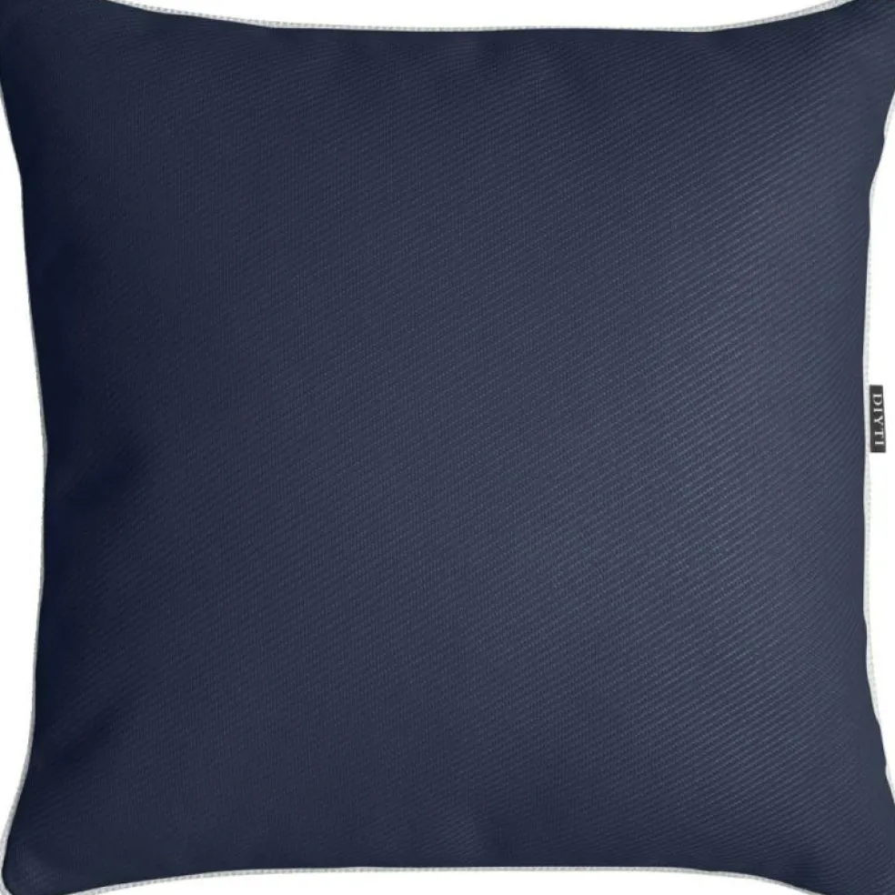 Plain Kudde 45x45 cm, Marinblå