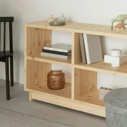 Plank Bokhylla Furu, Hög