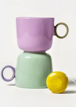 Iittala Tekoppar|Kaffekoppar-Play Mugg 35 cl, Ivory / Oliv