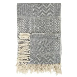 Bloomingville Plädar & Filtar-Pläd 130x160 cm, Grå