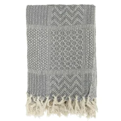 Bloomingville Plädar & Filtar-Pläd 130x160 cm, Grå