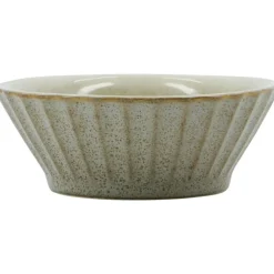 Pleat Skål 8 cm, Gråbrun