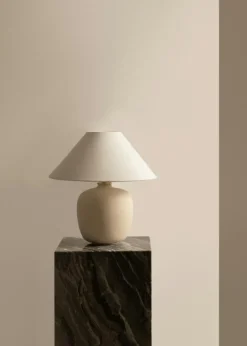 Audo Copenhagen Sidobord & Avlastningsbord-Plinth Tall Sidobord 51x30 cm, Kunis Breccia Marmor