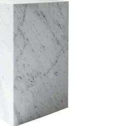 Audo Copenhagen Sidobord & Avlastningsbord-Plinth Tall Sidobord 51x30 cm, Kunis Breccia Marmor