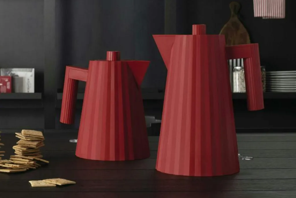 Alessi Vattenkokare-Plisse Vattenkokare 1 L, Svart