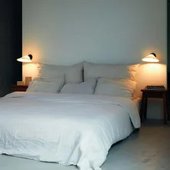 DCWéditions Sänglampor|Vägglampor-Plume CA Vägglampa Med Sladd, Porslin