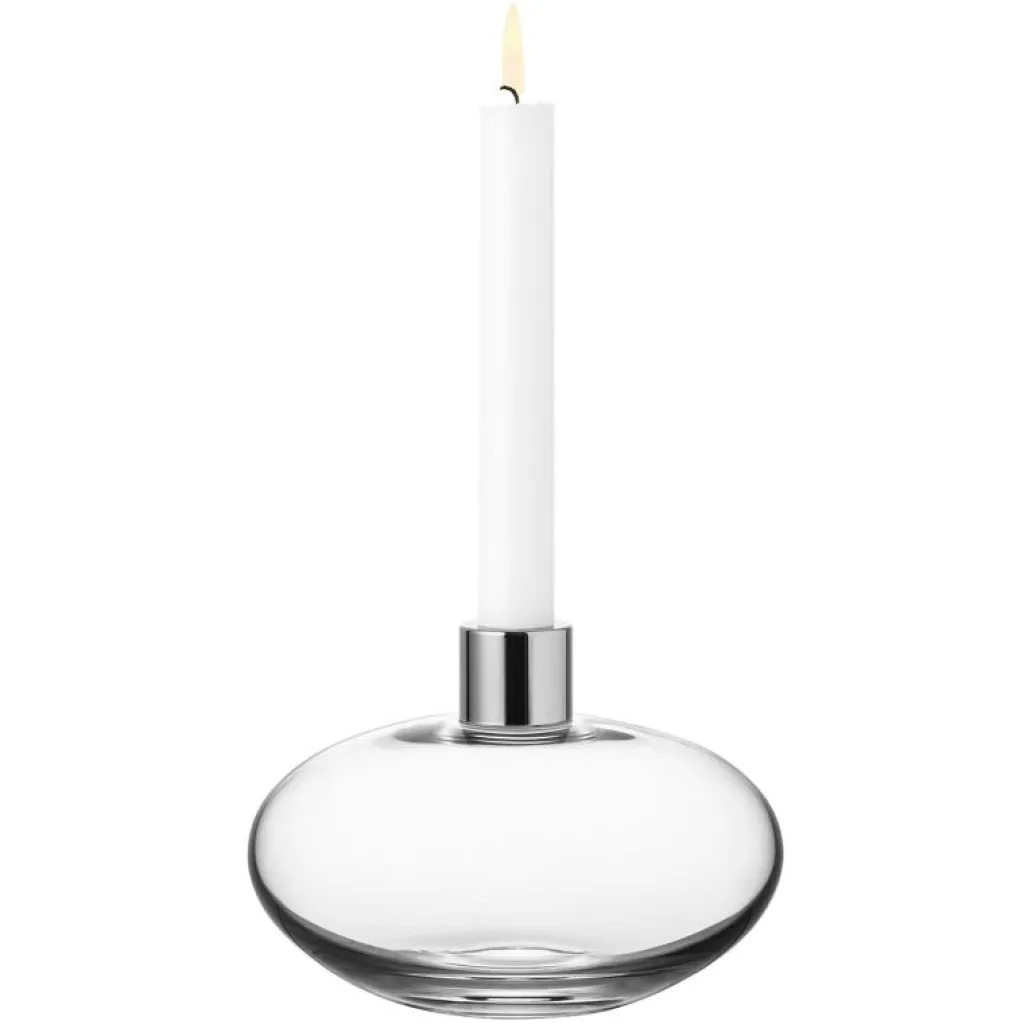 Orrefors Ljusstakar-Pluto Ljusstake, Guldbrun