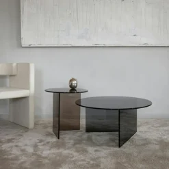 Pond Soffbord Ø80 cm, Grey Smoke