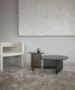 Pond Soffbord Ø80 cm, Grey Smoke