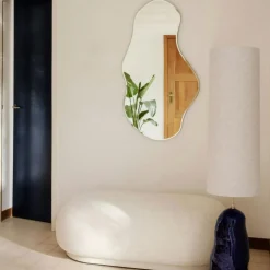 Pond Spegel 110x63 cm, Dark Chrome