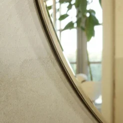 Pond Väggspegel 52x50 cm, Mässing