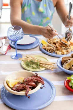 Porto Assiett 21,5 cm, Ljusblå