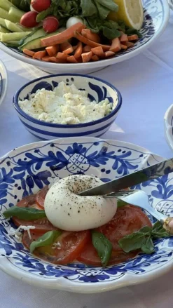 Piccola Home Dessertskålar|Serveringsskålar-Positano Skål 13 cm, Röd