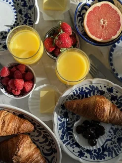 Piccola Home Dessertskålar|Serveringsskålar-Positano Skål 13 cm, Röd