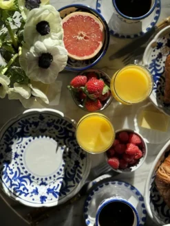 Piccola Home Dessertskålar|Serveringsskålar-Positano Skål 13 cm, Röd