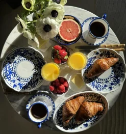 Piccola Home Dessertskålar|Serveringsskålar-Positano Skål 13 cm, Röd