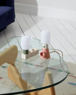 Pedestal Lampsladdar & Lampupphängning-Power Base, Bubble Gum