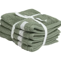 Gant Home Handdukar & Badlakan-Premium Handdukar 30x30 cm 4-pack, Concrete Grey