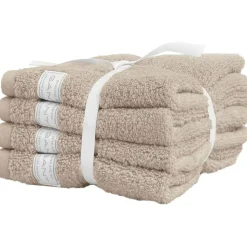 Gant Home Handdukar & Badlakan-Premium Handdukar 30x30 cm 4-pack, Concrete Grey