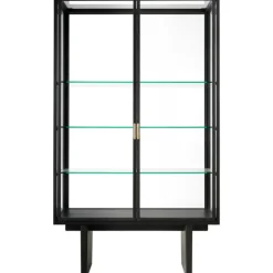 Private Vitrinskåp 110x45x191 cm, Ljus Betsad Ek