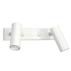 Örsjö Belysning Sänglampor|Vägglampor-Puck Vägglampa Dubbel, Vit