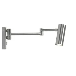 Örsjö Belysning Sänglampor|Vägglampor-Puck Vägglampa Med Arm, Krom