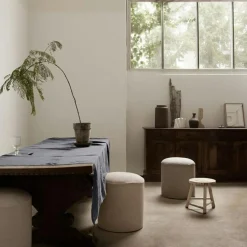 Tine K Fotpallar|Sittsäckar & Sittpuffar-Pufdine Sittpuff, Sand