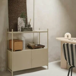 Ferm Living Väggskåp|Skåp & Vitrinskåp-Punctual Cabinet - Anthracite Skåp, Antracit