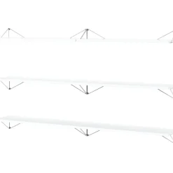 Maze Modulära Hyllsystem-Pythagoras Hyllpaket 6 Hyllplan, Ek / Vit