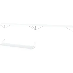 Pythagoras Hyllpaket 3 Hyllplan, Ek / Mässing