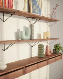 Pythagoras Hyllplan 60 cm, Ask